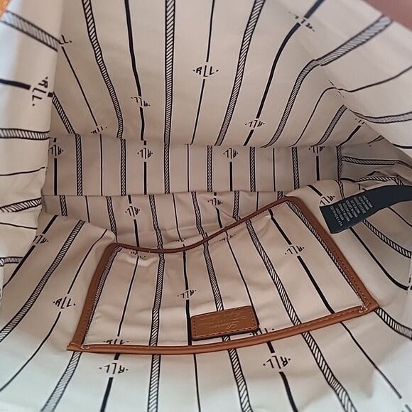 LAUREN by RALPH LAUREN Caldwell Beltin Equestrian Design Convertible Hobo NEW - Picture 3 of 13